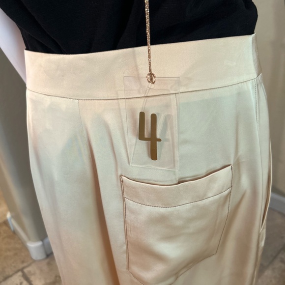 Helmut Lang  Double Satin High Waist Pants - Picture 6 of 7